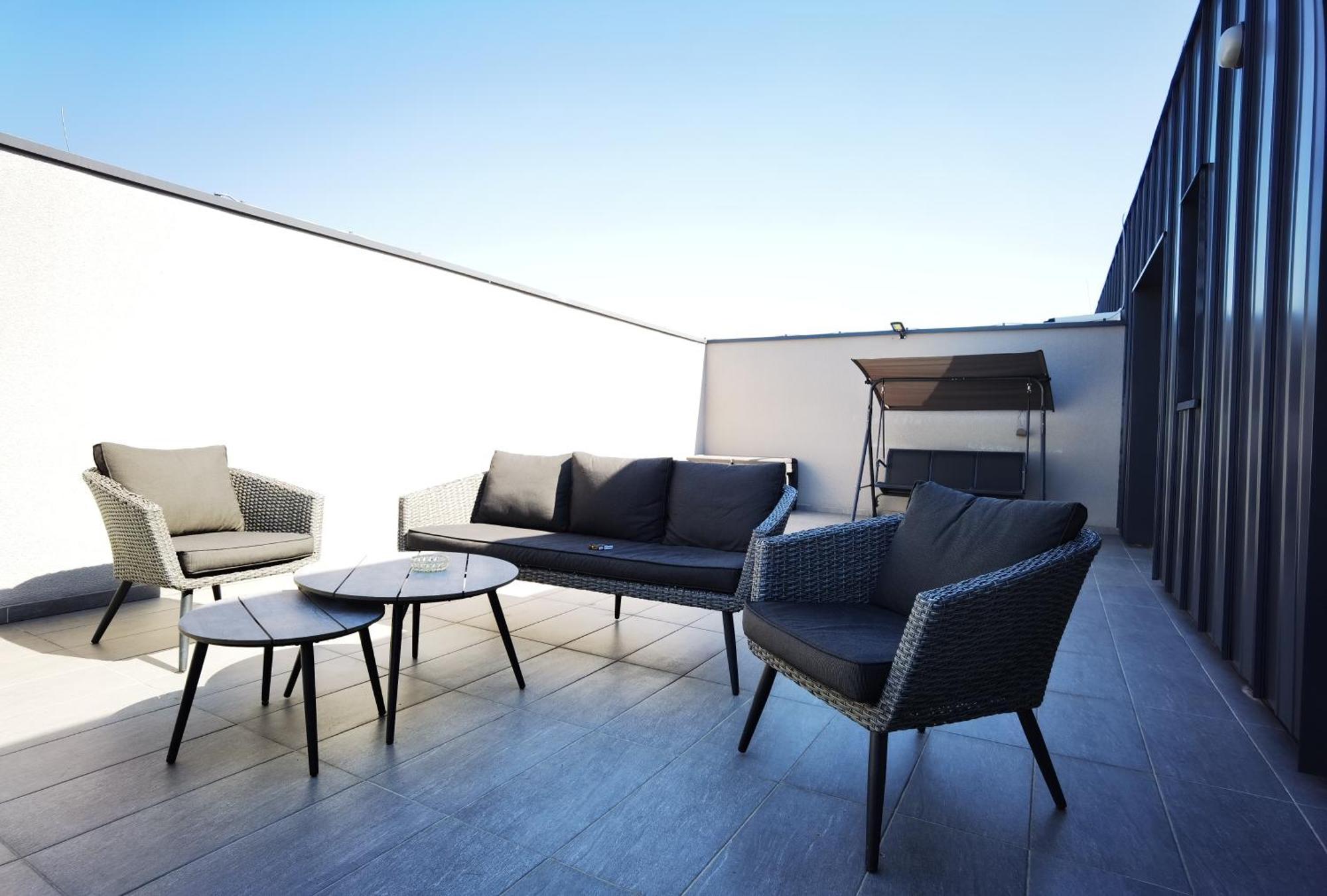 Penthouse City Residence 锡比乌 外观 照片